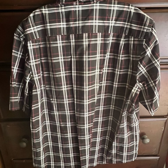 George Men’s Short-Sleeve Plaid Button-Up Shirt – Size XL (46-48) - Picture 4 of 4
